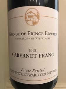 The Grange Of Prince Edward County Cabernet Franc 2013